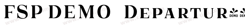 FSP DEMO   Departur字体转换